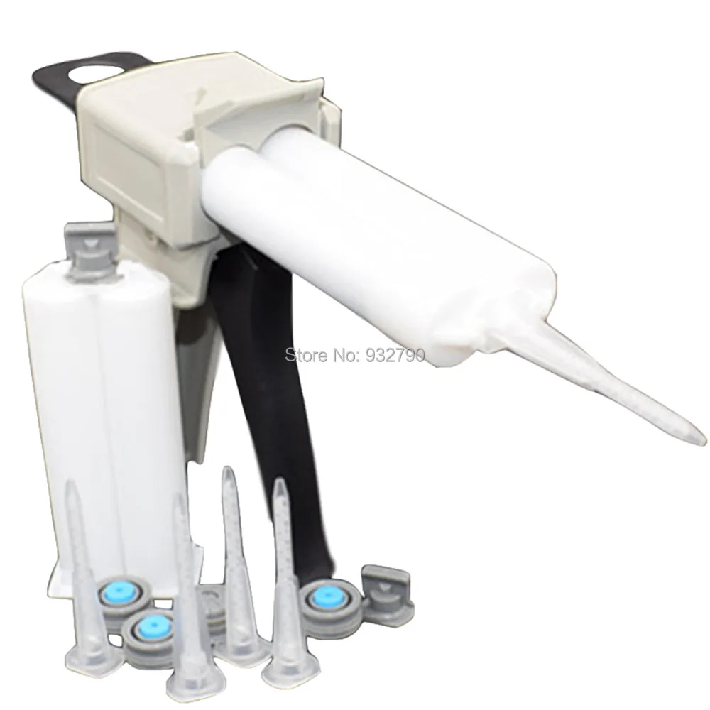50ml 1:1 Mix Ratio Manual Epoxy Applicator Dispenser Dispensing Gun + 2pcs Epoxy Adhesive Cartridges + 5pcs Static Mixing Nozzle
50ml 1:1 Mix Ratio Manual Epoxy Applicator Dispenser Dispensing Gun + 2pcs Epoxy Adhesive Cartridges + 5pcs Static Mixing Nozzle