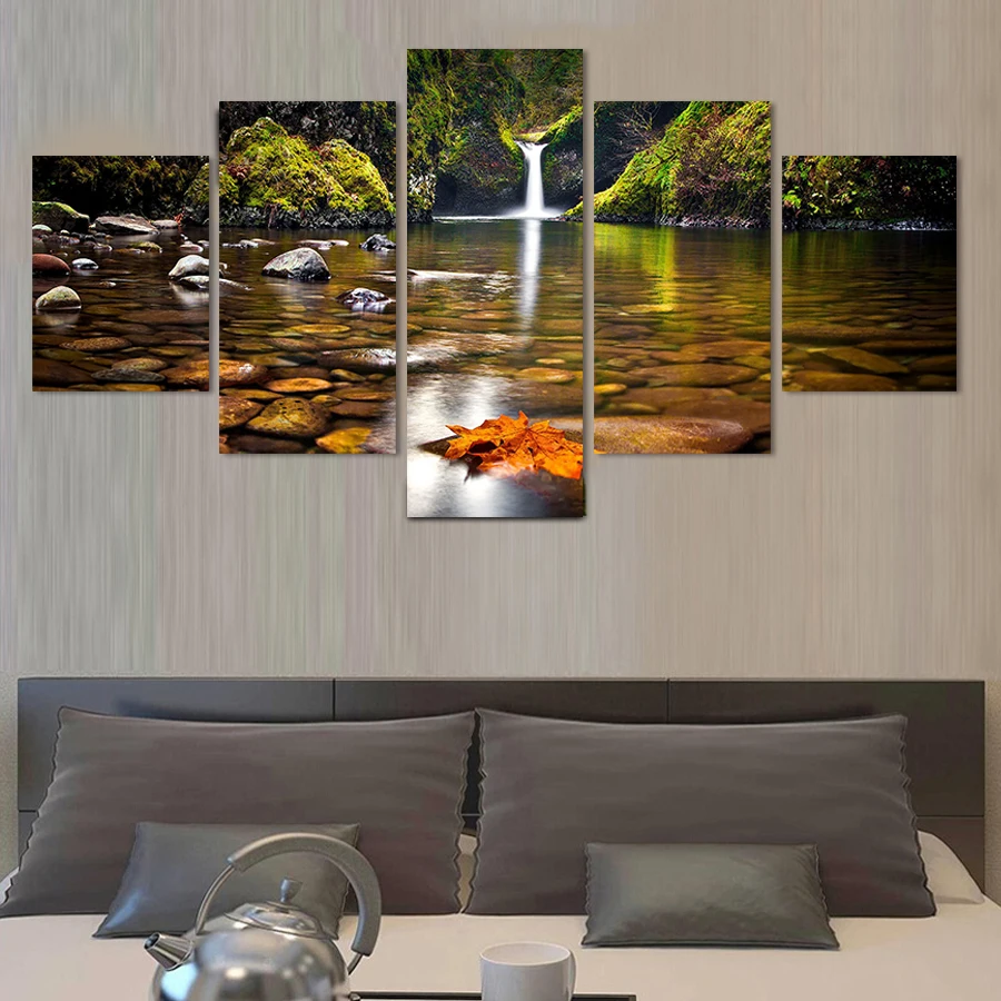 5 Pcs Waterfall Landscape Painting Modern Home Decor Canvas Art Modular Pictures Painting On The Wall Print Painting By Numbers
5 Pcs Waterfall Landscape Painting Modern Home Decor Canvas Art Modular Pictures Painting On The Wall Print Painting By Numbers