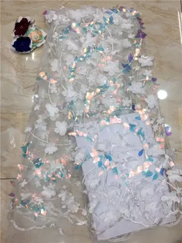 2019 high quality French Nigerian sequins net lace,African tulle mesh sequence lace fabric for party dress 5yards/lot white
2019 high quality French Nigerian sequins net lace,African tulle mesh sequence lace fabric for party dress 5yards/lot white