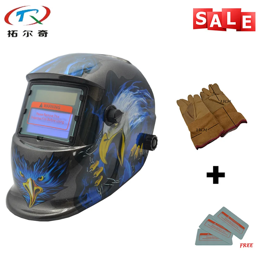 Blue Eagle Cool Welding Masks Light Filter Automatic Chameleons Welder Cap Welding Helmet Mask TRQ80 with 2233de-yg
Blue Eagle Cool Welding Masks Light Filter Automatic Chameleons Welder Cap Welding Helmet Mask TRQ80 with 2233de-yg