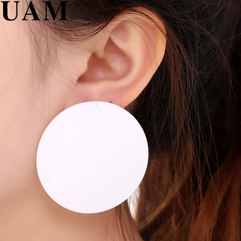 UAM Oversize Big Round Stud Earrings For Women Geometric Circle Earrings European Hot Drop Shipping Acrylic Brincos Pentients
UAM Oversize Big Round Stud Earrings For Women Geometric Circle Earrings European Hot Drop Shipping Acrylic Brincos Pentients