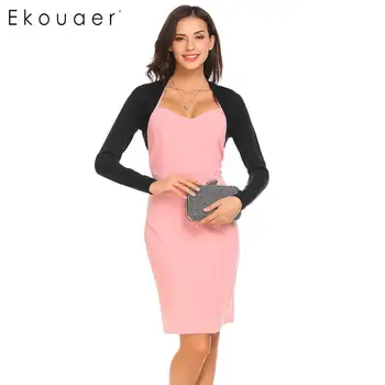 Ekouaer Women Crop Cardigan Sweater Long Sleeve Bolero Shrug Solid Kinited Crop Tops Short Cardigan Tops Ladies Clothes
Ekouaer Women Crop Cardigan Sweater Long Sleeve Bolero Shrug Solid Kinited Crop Tops Short Cardigan Tops Ladies Clothes