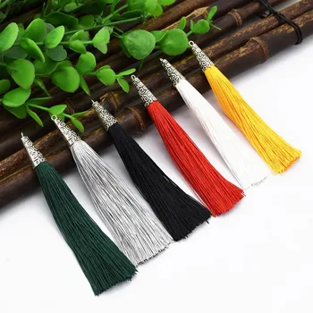 10Pcs/Lot 9.5cm Boho Gypsy Long Silk Tassel Brush for Earrings Necklace Tassel Charm Pendant Fit DIY Jewelry Making Material
10Pcs/Lot 9.5cm Boho Gypsy Long Silk Tassel Brush for Earrings Necklace Tassel Charm Pendant Fit DIY Jewelry Making Material