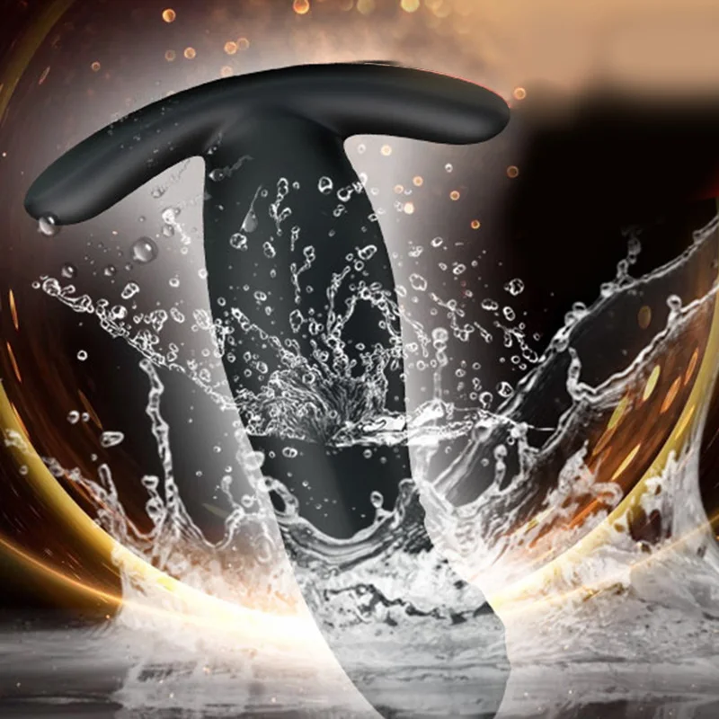 Ticking Anal Vibrator For Man Vibrating Anal Beads Plug 7 Speed Prostate Massager With Strong Suction Cup Anus Butt Plug For Men
