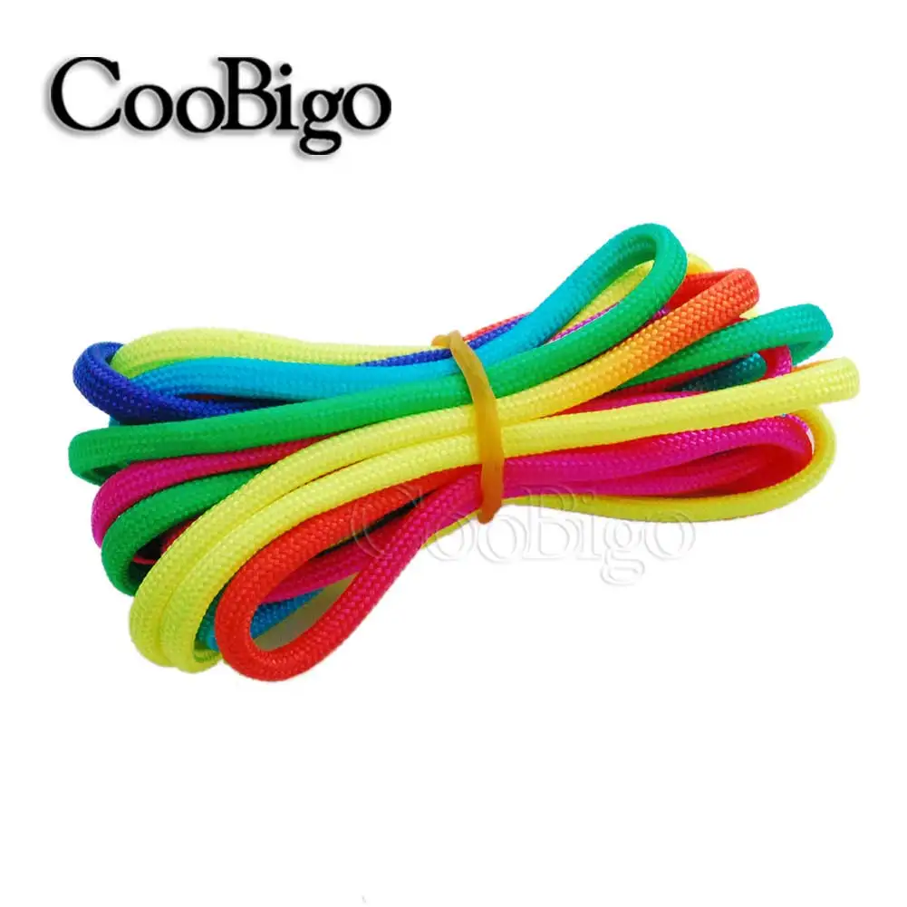 10ft Rainbow Paracord Bracelet Rope Mil Spec Type III 7 Strand Parachute 550 Cord Lanyard Outdoor Climbing Camping Survival Tent
10ft Rainbow Paracord Bracelet Rope Mil Spec Type III 7 Strand Parachute 550 Cord Lanyard Outdoor Climbing Camping Survival Tent