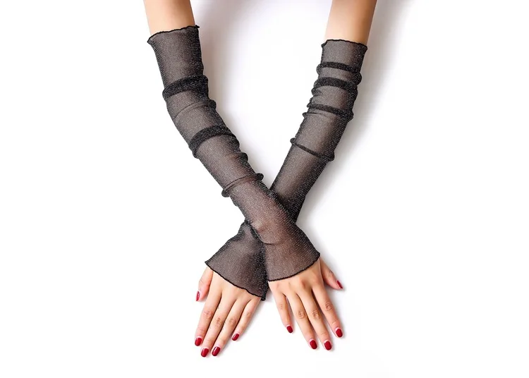 women's Summer thin sun sleeves lady's gauze viscose glove oversleeps long design women's sexy arm sleeve
women's Summer thin sun sleeves lady's gauze viscose glove oversleeps long design women's sexy arm sleeve
