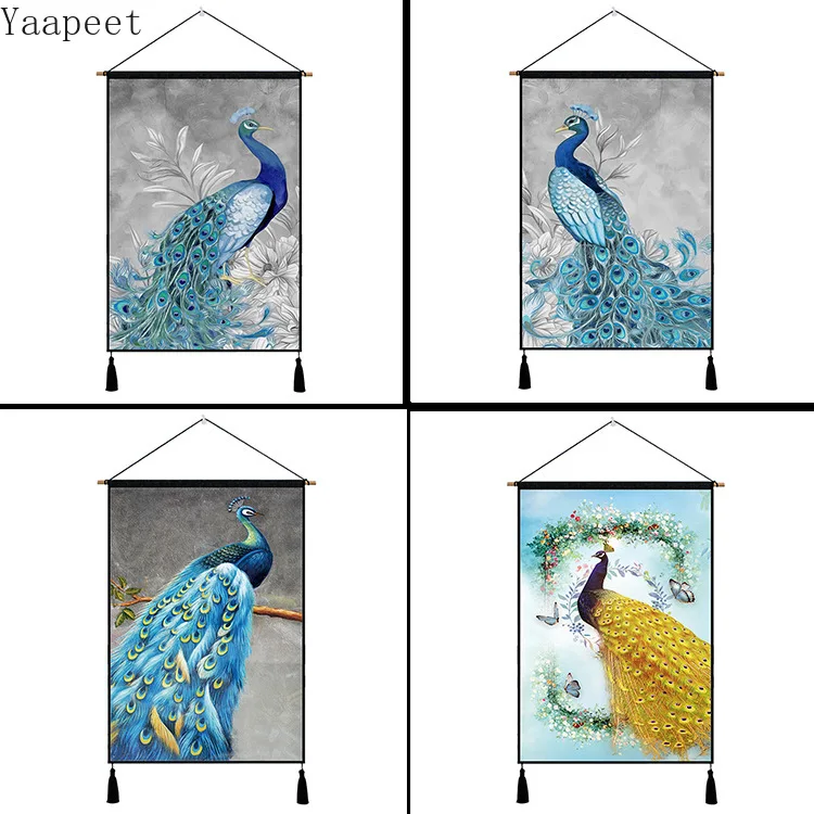 Peacock Series Wall Tapestry Home Decoration Background Cloth Meter Box Cover Cloth Cotton Linen Art Painting Fun Wall Hanging
Peacock Series Wall Tapestry Home Decoration Background Cloth Meter Box Cover Cloth Cotton Linen Art Painting Fun Wall Hanging