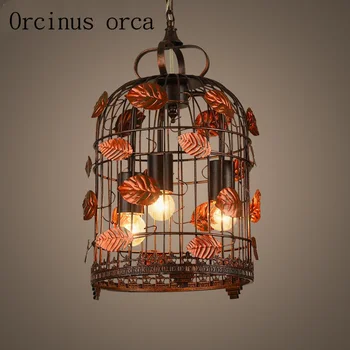 Industrial wind creative iron cage pendant lamp bedroom living room restaurant Chinese flower bird cage pendant lamp
Industrial wind creative iron cage pendant lamp bedroom living room restaurant Chinese flower bird cage pendant lamp