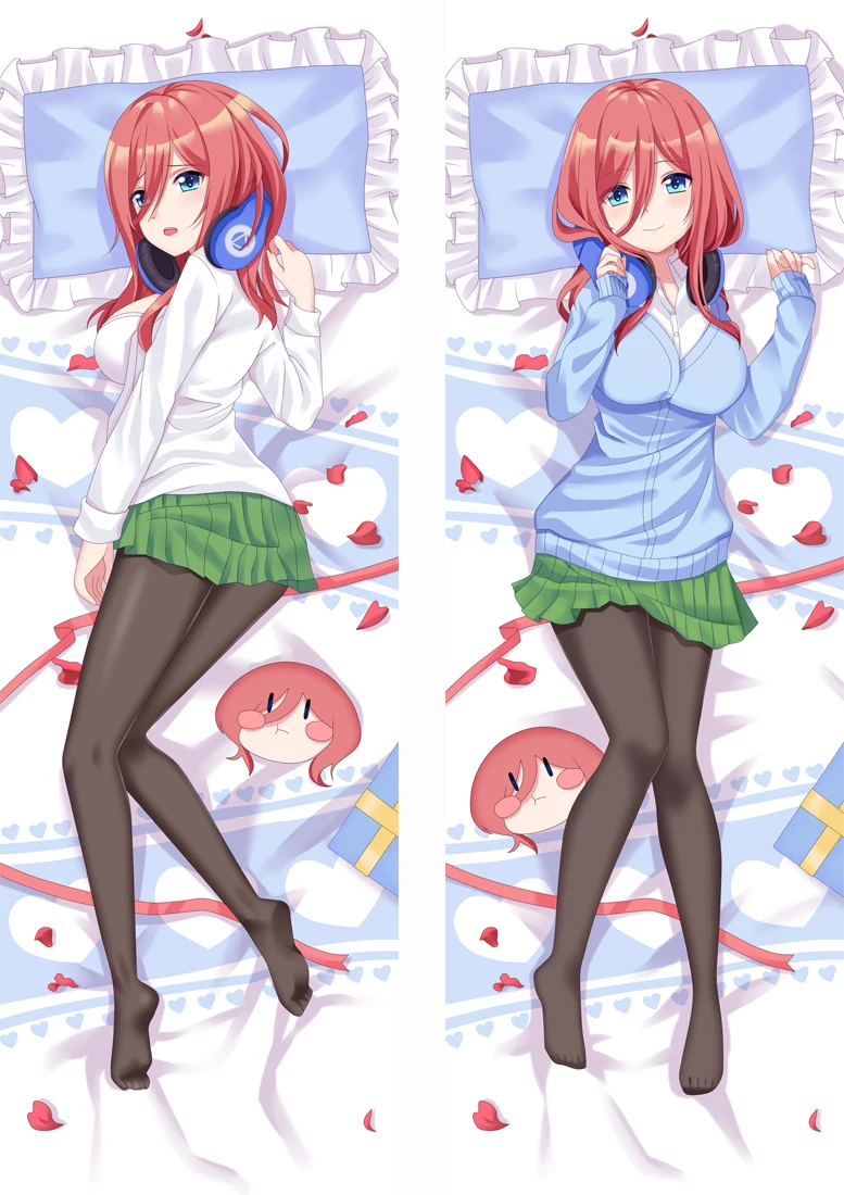 Anime The Quintessential Quintuplets pillowcase dakimakura throw pillow covers Hugging Body pillow case
Anime The Quintessential Quintuplets pillowcase dakimakura throw pillow covers Hugging Body pillow case