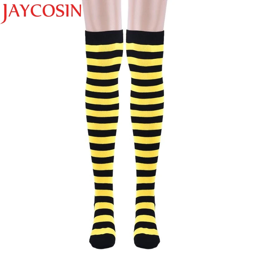 JAYCOSIN New Fashion Black Striped Stockings Women Girl best Over Knee High Socks Drop Shipping
JAYCOSIN New Fashion Black Striped Stockings Women Girl best Over Knee High Socks Drop Shipping