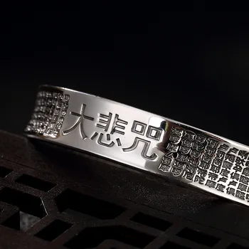 2018 Promotion Sale Face Bangle Authentic 999 Sterling Cuff Mantra Bangle For Women 12mm Solid Vintage Bracelet Fine Jewelry
2018 Promotion Sale Face Bangle Authentic 999 Sterling Cuff Mantra Bangle For Women 12mm Solid Vintage Bracelet Fine Jewelry