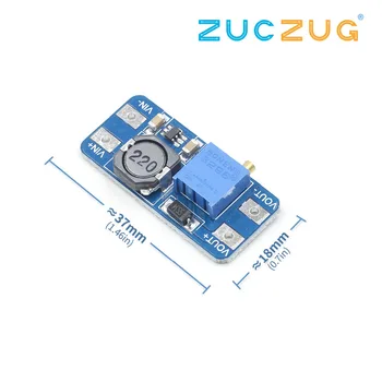 MT3608 DC-DC Step Up Converter Booster Power Supply Module Boost Step-up Board MAX output 28V 2A
MT3608 DC-DC Step Up Converter Booster Power Supply Module Boost Step-up Board MAX output 28V 2A