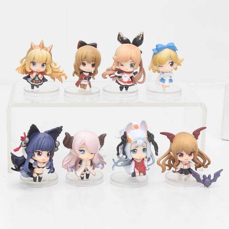 Granblue Fantasy 8pcs/set Mini Action Figures 1/16 scale painted figure Crystalia Lily Lo Mary Lyria PVC figure Toys Brinquedos
Granblue Fantasy 8pcs/set Mini Action Figures 1/16 scale painted figure Crystalia Lily Lo Mary Lyria PVC figure Toys Brinquedos