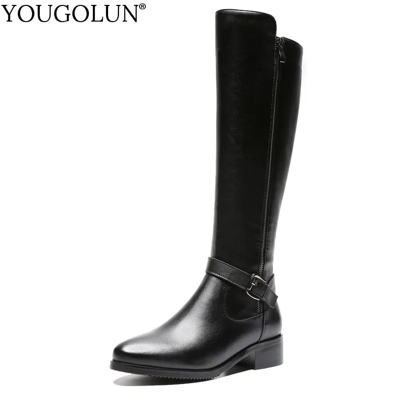 Motorcycle Knee High Boots Women Autumn Leather Fashion Lady Square Heels A248 Woman Black Round Toe Buckle Zipper Winter Shoes
Motorcycle Knee High Boots Women Autumn Leather Fashion Lady Square Heels A248 Woman Black Round Toe Buckle Zipper Winter Shoes