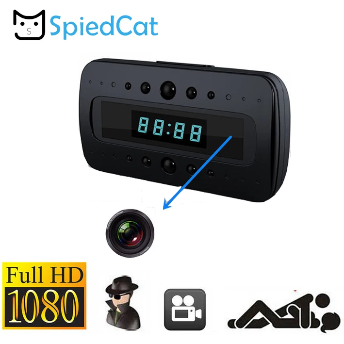 HD 1080P Camera Clock IR Night Vision Motion Detection Mini Wireless DV Remote Mini Security Smart Camcorder Support TF card
HD 1080P Camera Clock IR Night Vision Motion Detection Mini Wireless DV Remote Mini Security Smart Camcorder Support TF card
