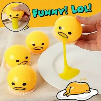 1PC Vomiting Egg Yolk Anti Stress Toys Lazy Yolk Brother Decompression Slime Creative Prank Gifts For Kids Toys
1PC Vomiting Egg Yolk Anti Stress Toys Lazy Yolk Brother Decompression Slime Creative Prank Gifts For Kids Toys
