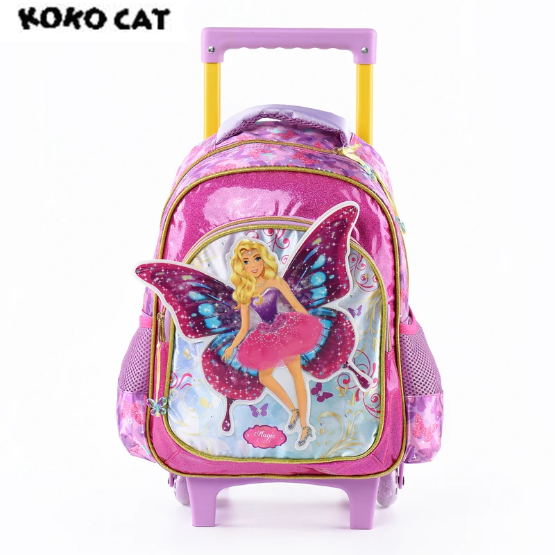 Cartoon 3D Kids Children School Trolley Bag Elegant Angel Bags Girls Bookbag School Trolley Bag for Teen Girls Student Bag
Cartoon 3D Kids Children School Trolley Bag Elegant Angel Bags Girls Bookbag School Trolley Bag for Teen Girls Student Bag