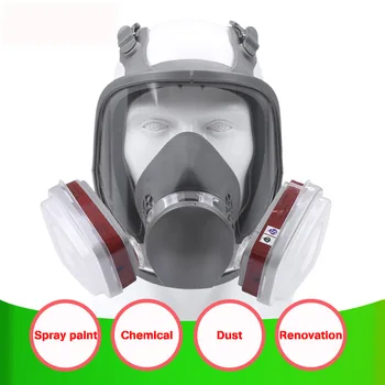 7in1 6800 Large View Full Gas Mask Full Facepiece Respirator Painting Spraying Silicone Mask 6001
7in1 6800 Large View Full Gas Mask Full Facepiece Respirator Painting Spraying Silicone Mask 6001
