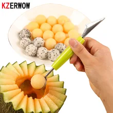 KZERWOW Watermelon Knife Melon Slicer Vegetable Cutter Kitchen Tool Accessories Creative Fruit Scoop Spoon Fruit Carving Knife
KZERWOW Watermelon Knife Melon Slicer Vegetable Cutter Kitchen Tool Accessories Creative Fruit Scoop Spoon Fruit Carving Knife
