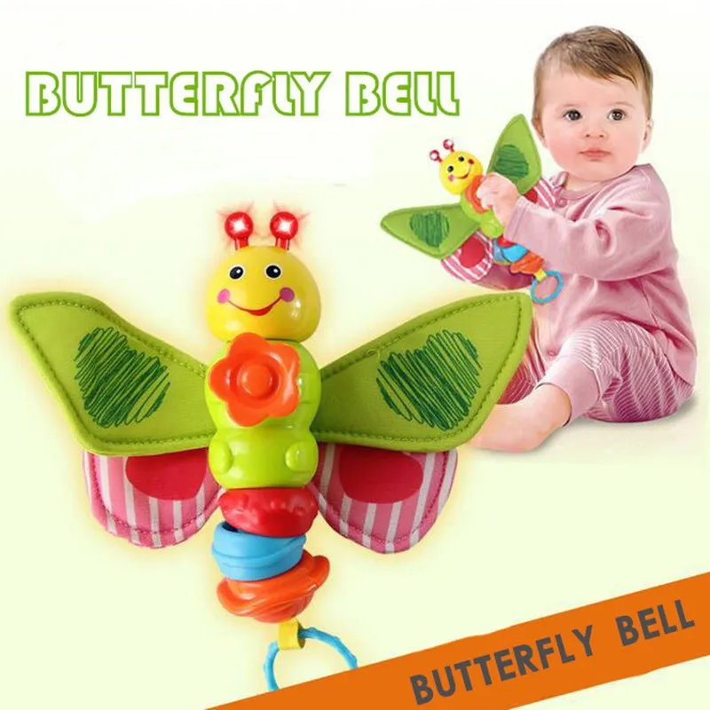 Baby childhood educational Hand Rattles Toys Plush Doll Mobile Music Butterfly Audible luminescence Education Stuffed Toys
Baby childhood educational Hand Rattles Toys Plush Doll Mobile Music Butterfly Audible luminescence Education Stuffed Toys