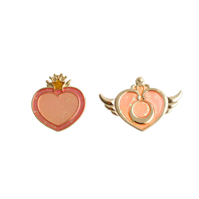 10 pcs/lot fashion accessories metal enamel wing heart card captor sailor moon badge collar brooch pin
10 pcs/lot fashion accessories metal enamel wing heart card captor sailor moon badge collar brooch pin