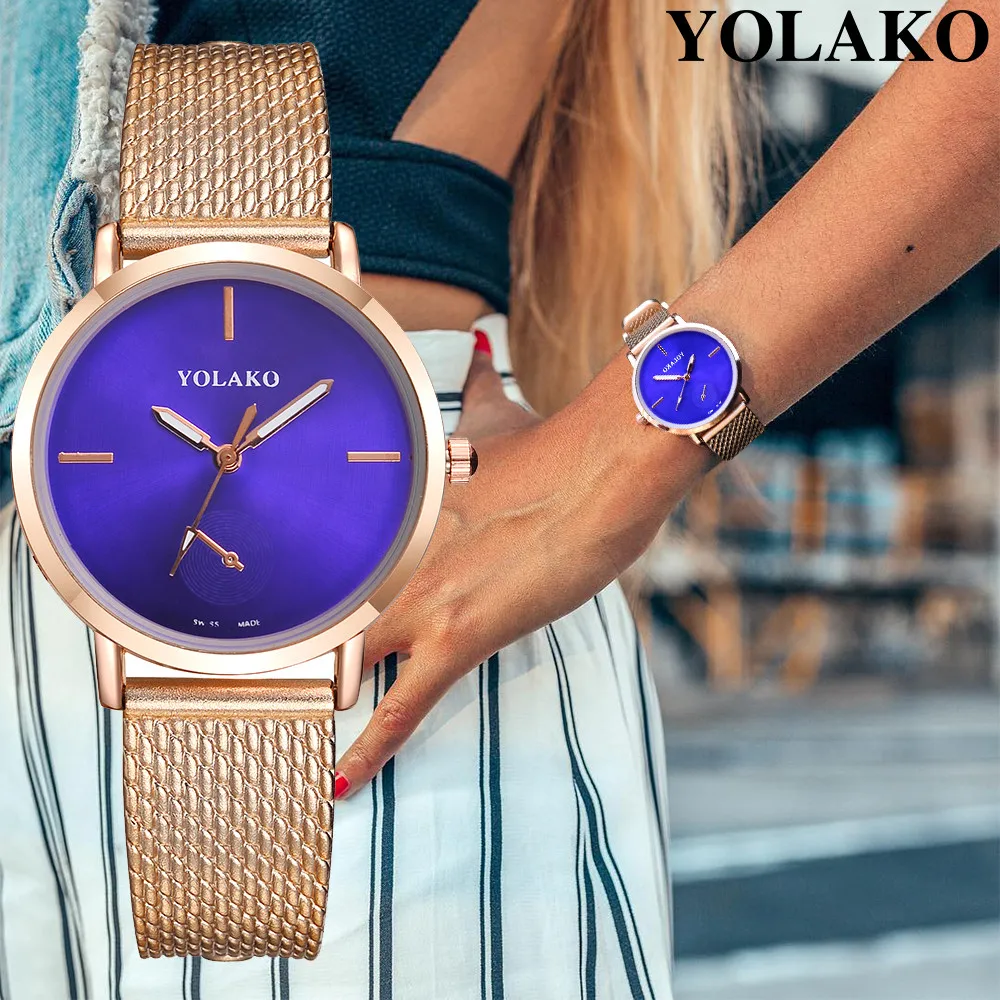 Montre Femme Luxury Women Watches Mesh Golden Quartz Analog Wristwatch Good Quality Ladies Watch Fashion Clock Relogio Feminino
Montre Femme Luxury Women Watches Mesh Golden Quartz Analog Wristwatch Good Quality Ladies Watch Fashion Clock Relogio Feminino