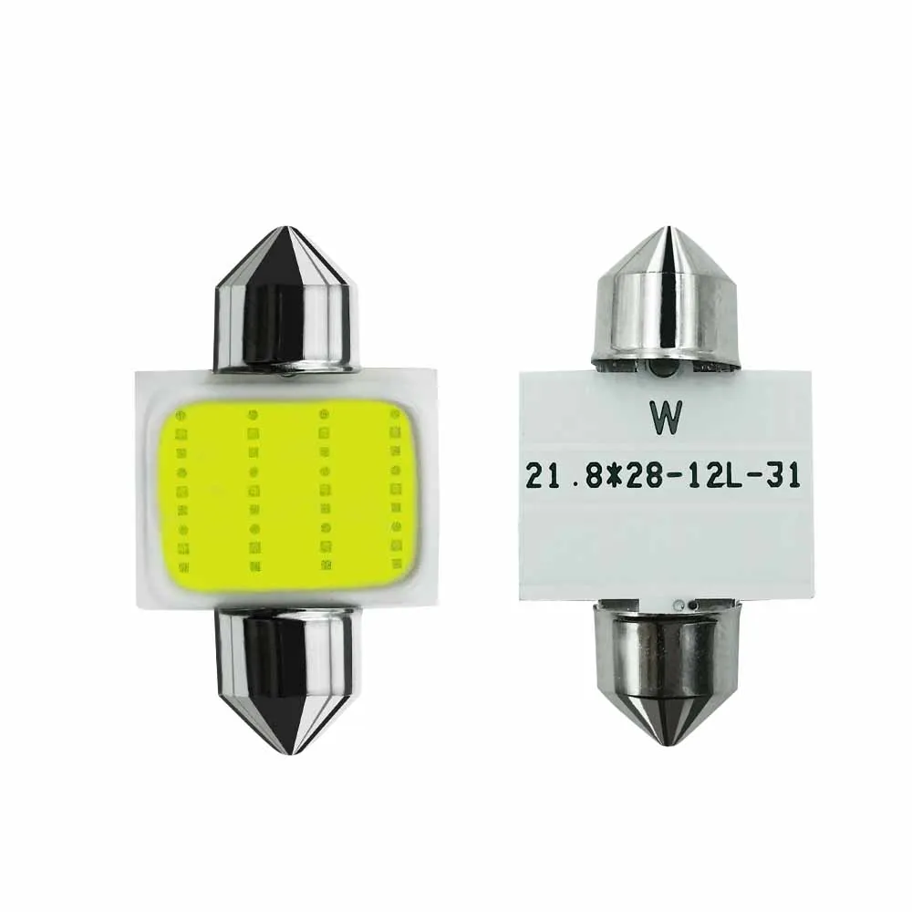 2pcs Festoon COB LED Bulbs 31MM 36MM 39MM 41MM Car Styling Readling Parking Dome Door Interior Lights Trunk Signal Bulb Lamp
2pcs Festoon COB LED Bulbs 31MM 36MM 39MM 41MM Car Styling Readling Parking Dome Door Interior Lights Trunk Signal Bulb Lamp