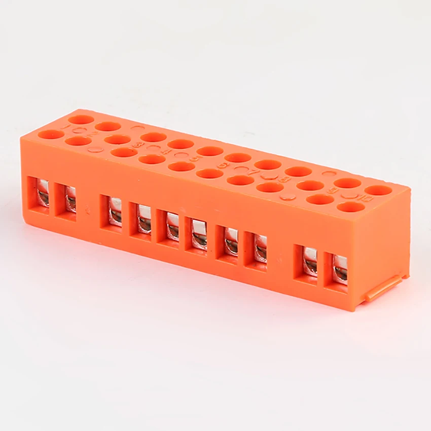 H3801-10 Screw Terminal Block Connector 36A 600V 10P Dural Row Barrier Flame-Retardant PC,Electric Wire Terminal Connector Joint
H3801-10 Screw Terminal Block Connector 36A 600V 10P Dural Row Barrier Flame-Retardant PC,Electric Wire Terminal Connector Joint