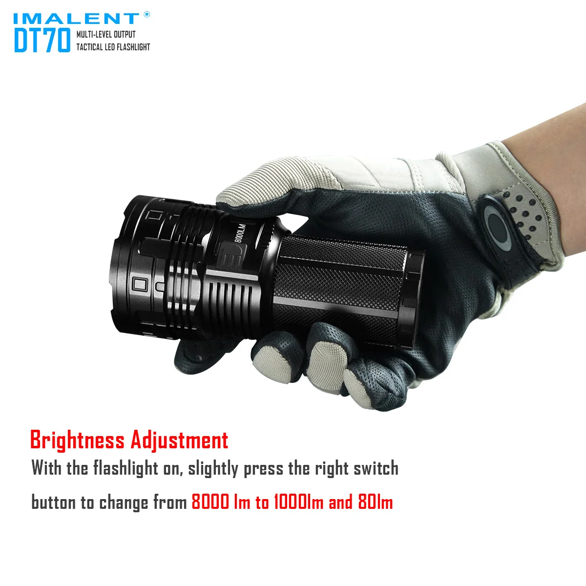 Aimein Special IMALENT DT70 Rechargeable Flashlight Camping Multifunction Led outdoor Long-Range Strong Light
Aimein Special IMALENT DT70 Rechargeable Flashlight Camping Multifunction Led outdoor Long-Range Strong Light