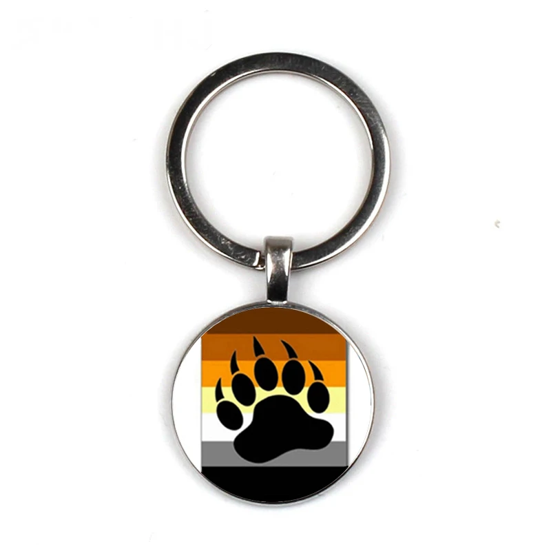 Bear Pride Ying Yang with Paw Gay Pride Photo Charm Keychain Handmade Glass Dome Gay Key Chain
Bear Pride Ying Yang with Paw Gay Pride Photo Charm Keychain Handmade Glass Dome Gay Key Chain