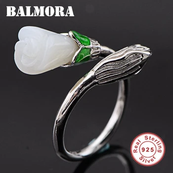 BALMORA 925 Sterling Silver Chalcedony Magnolia Flower Resizable Rings for Women Gift Ring Fashion Jewelry Anillos JWR060894
BALMORA 925 Sterling Silver Chalcedony Magnolia Flower Resizable Rings for Women Gift Ring Fashion Jewelry Anillos JWR060894