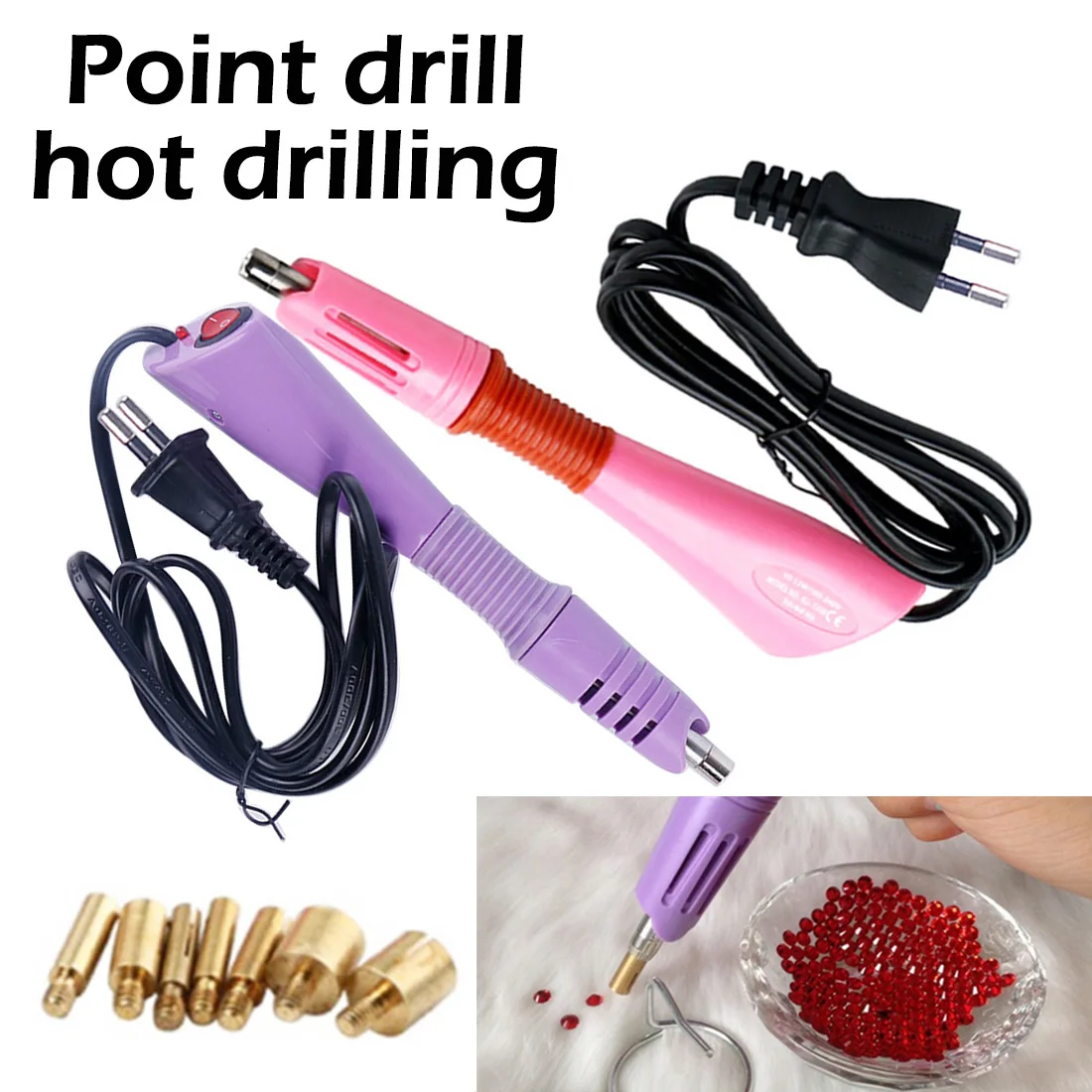 Hot fix DIY Rhinestone Applicator Purple / Pink Choice hot fix Applicator Iron-on Wand Heat-fix Tool Wand Gun Garment
Hot fix DIY Rhinestone Applicator Purple / Pink Choice hot fix Applicator Iron-on Wand Heat-fix Tool Wand Gun Garment