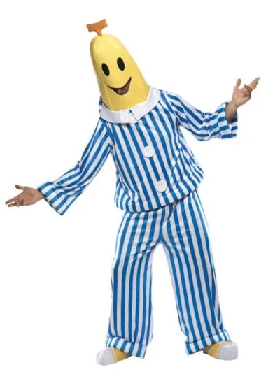 Free shipping Mens Bananas in Pyjamas TV Adult Fancy Dress Unisex Yellow Costume M-2XL 3 PCS inclu mask, top and pant
Free shipping Mens Bananas in Pyjamas TV Adult Fancy Dress Unisex Yellow Costume M-2XL 3 PCS inclu mask, top and pant