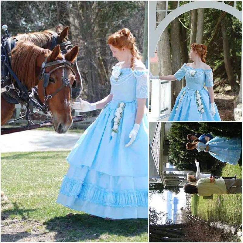 HistoricalCustomer-made 1800S Victorian dress 1860s Civil war Dress Theater Reenactor Costume Renaissance Dress V-415
HistoricalCustomer-made 1800S Victorian dress 1860s Civil war Dress Theater Reenactor Costume Renaissance Dress V-415