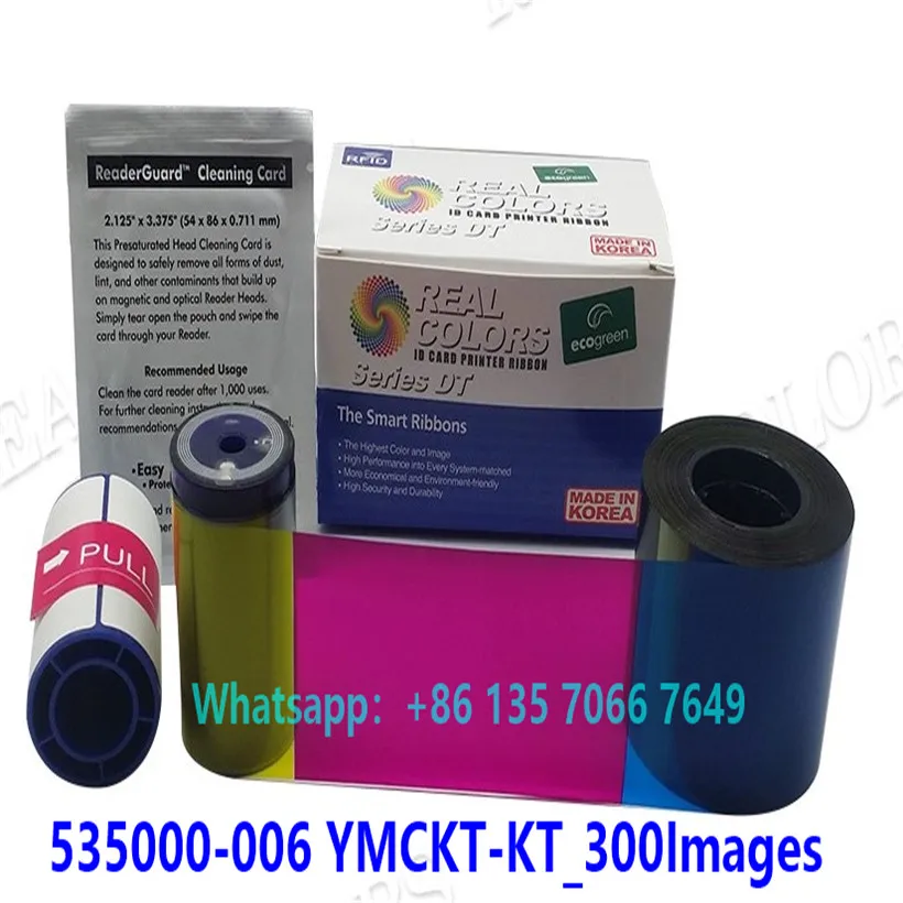 15Pieces Compatible 535000-006 YMCKT-KT 300 Prints Datacard CD800 Ribbon CP60 CP80 Made in Korea
15Pieces Compatible 535000-006 YMCKT-KT 300 Prints Datacard CD800 Ribbon CP60 CP80 Made in Korea