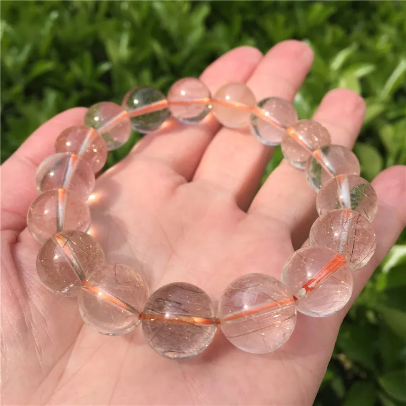 Natural Golden Rutile Crystal Bracelet Jewelry Natural Stone Bracelet Beads Stretchy Pulseras Crystals Gift
Natural Golden Rutile Crystal Bracelet Jewelry Natural Stone Bracelet Beads Stretchy Pulseras Crystals Gift