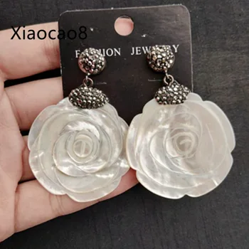 5Pairs Big Flower Earrings Women's Round Shell Pearl Earrings Jewelry Luxury Woman Drop Earing Pendientes Girls Oorbellen Boho
5Pairs Big Flower Earrings Women's Round Shell Pearl Earrings Jewelry Luxury Woman Drop Earing Pendientes Girls Oorbellen Boho