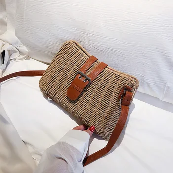 2019 European and American fashion simple small square women's designer handbag high-quality woven linen shoulder bag qq543
2019 European and American fashion simple small square women's designer handbag high-quality woven linen shoulder bag qq543
