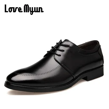Pointed toe fashion black dress shoes mens patent leather shoes business wedding shoes lace up flats size 38-44 AB-07
Pointed toe fashion black dress shoes mens patent leather shoes business wedding shoes lace up flats size 38-44 AB-07