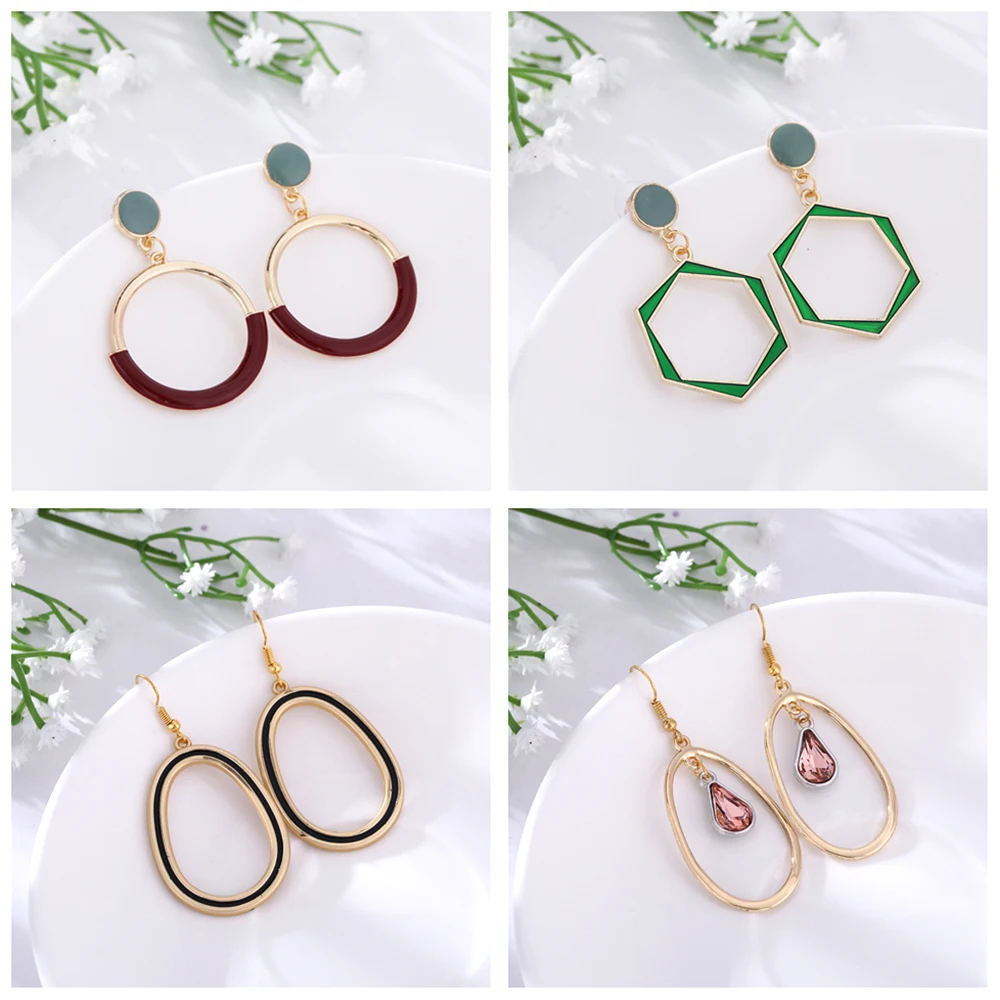 Teamer 2019 Fashion Enamel Earrings Bohemian Statement Drop Earrings for Women Boho Metal Party Long Big Jewelry Pearl Brincos
Teamer 2019 Fashion Enamel Earrings Bohemian Statement Drop Earrings for Women Boho Metal Party Long Big Jewelry Pearl Brincos