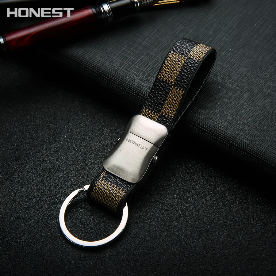 Brand HONEST Men Keychain Car Key Ring Holder Jewelry Bag Pendant Key Chain Gift Business Leisure Genuine Leather Keychains
Brand HONEST Men Keychain Car Key Ring Holder Jewelry Bag Pendant Key Chain Gift Business Leisure Genuine Leather Keychains