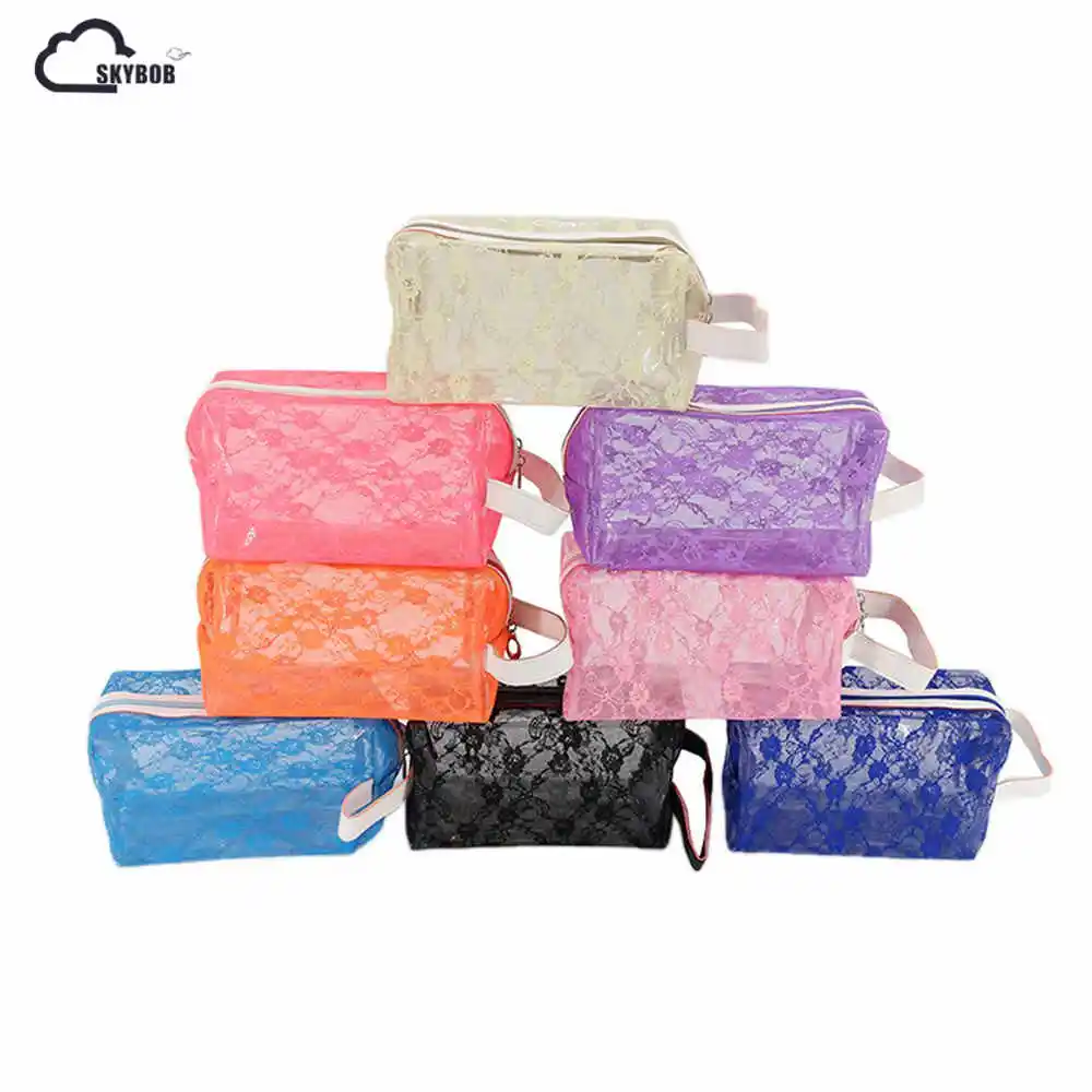 Hot Lace Cosmetic Bag Portable Zipper Rectangular Transparent Waterproof Wash Bag Newly Pattern Travel Necessities Organizer Ne 
Hot Lace Cosmetic Bag Portable Zipper Rectangular Transparent Waterproof Wash Bag Newly Pattern Travel Necessities Organizer Ne