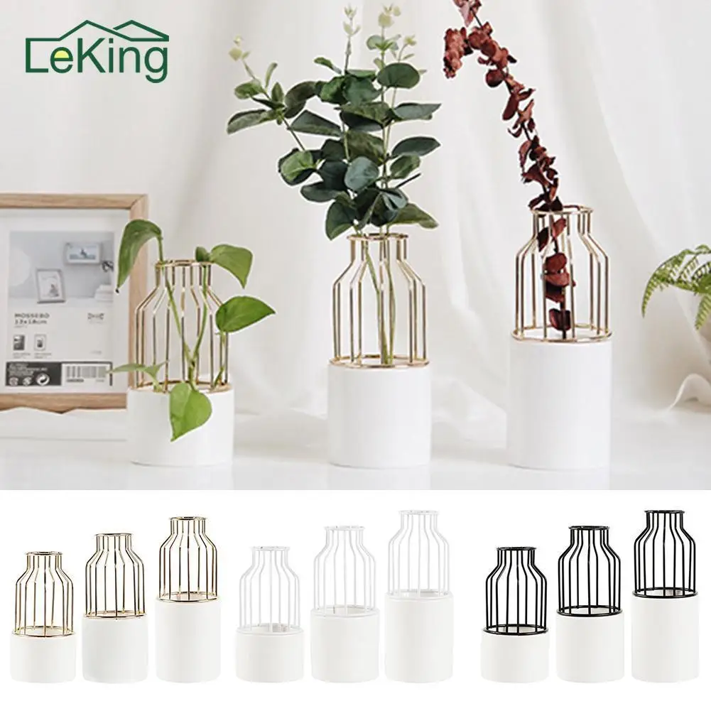 Simple Style Ceramic Flower Pot With Metal Stand For Grow Hydroponic Plants Home Garden Wedding Balcony Decoration
Simple Style Ceramic Flower Pot With Metal Stand For Grow Hydroponic Plants Home Garden Wedding Balcony Decoration