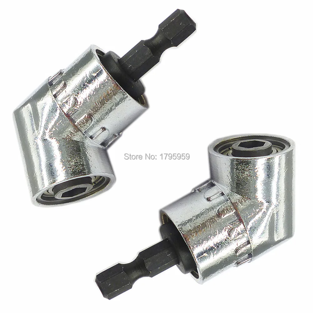 2pcs 105 Degrees Extension 1/4" Hex Shank Drill Bit Driver Adjustable Angle Driver Screwdriver Socket Holder Adaptor Tools Set
2pcs 105 Degrees Extension 1/4" Hex Shank Drill Bit Driver Adjustable Angle Driver Screwdriver Socket Holder Adaptor Tools Set