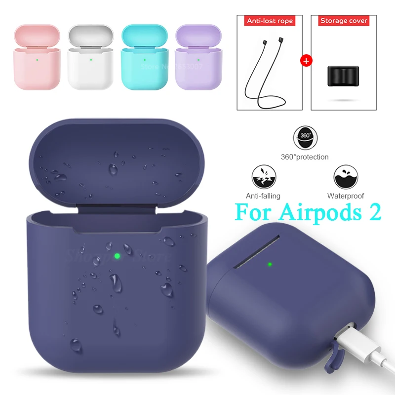 All Soft Silicone Bluetooth Wireless Earphone Cases For AirPods 2 Protective Cover Skin Accessories for Apple Airpods 2 Capa
All Soft Silicone Bluetooth Wireless Earphone Cases For AirPods 2 Protective Cover Skin Accessories for Apple Airpods 2 Capa