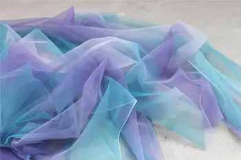 10 yards Tie-dyed style tulle fabric with Gradient colors, blue and purple mesh lace fabric, gauze net fabric
10 yards Tie-dyed style tulle fabric with Gradient colors, blue and purple mesh lace fabric, gauze net fabric