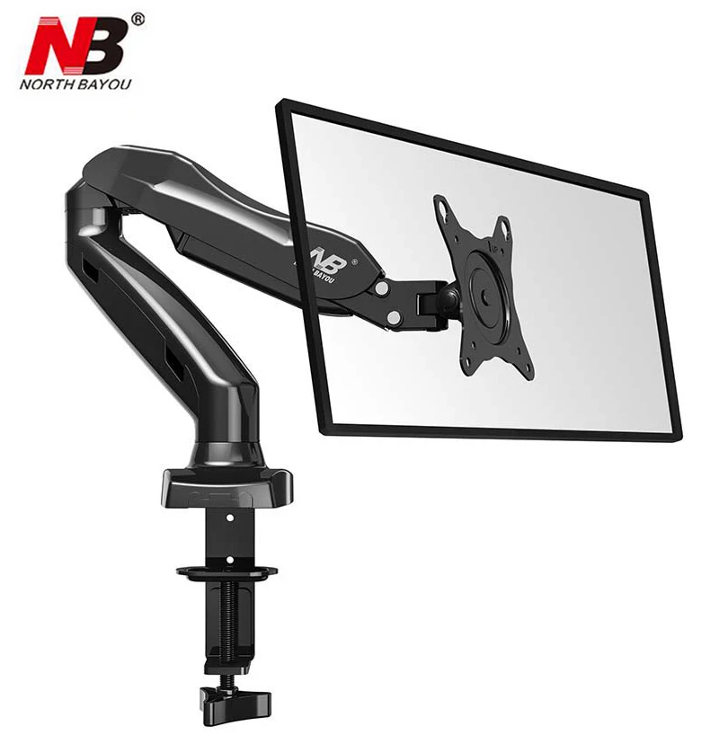 NB F80 Desktop17-27" LCD LED Monitor Holder Arm Gas Spring Full Motion TV Mount Loading 2-6.5kgs
NB F80 Desktop17-27" LCD LED Monitor Holder Arm Gas Spring Full Motion TV Mount Loading 2-6.5kgs