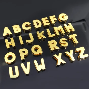 8mm Gold Alphabet Letters Slide Charms Flat Hole Metal Beads Keeper Fit 8mm Stainless Steel Mesh Bracelets DIY Jewelry Making
8mm Gold Alphabet Letters Slide Charms Flat Hole Metal Beads Keeper Fit 8mm Stainless Steel Mesh Bracelets DIY Jewelry Making