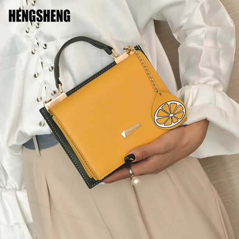 HENGSHENG 2019 Trend PU Bag Simple Hanging Handbag Women's Handbags Recreational Double Side Single Shoulder Slant Bag ZF9599
HENGSHENG 2019 Trend PU Bag Simple Hanging Handbag Women's Handbags Recreational Double Side Single Shoulder Slant Bag ZF9599