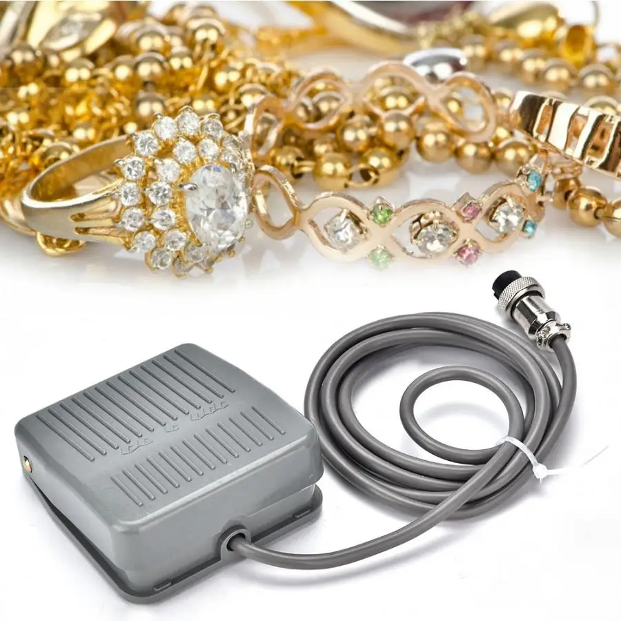 Professional Spot Welder Foot Pedal Switch for Welding Machine Jewelry Processing Accessories Jewelry Jeweler Making Tool
Professional Spot Welder Foot Pedal Switch for Welding Machine Jewelry Processing Accessories Jewelry Jeweler Making Tool